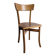 Vintage bistro chair in patinated blonde beech