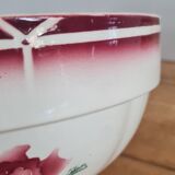 Pair of vintage earthenware salad bowls