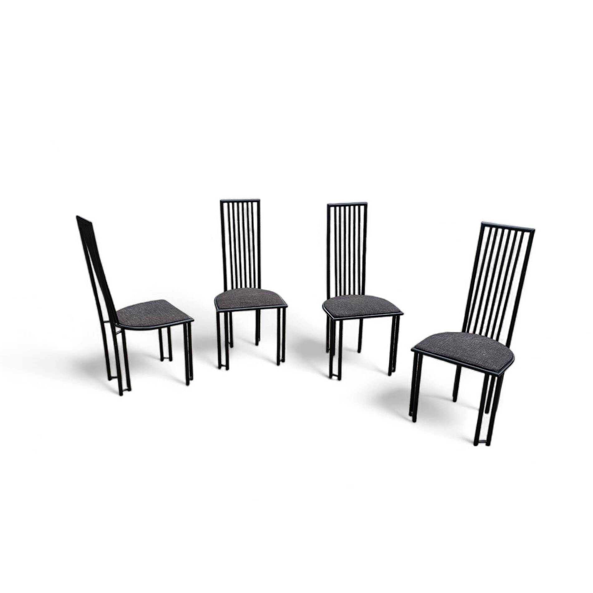 Postmodern Italy dining chairs 1980s