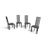 Postmodern Italy dining chairs 1980s