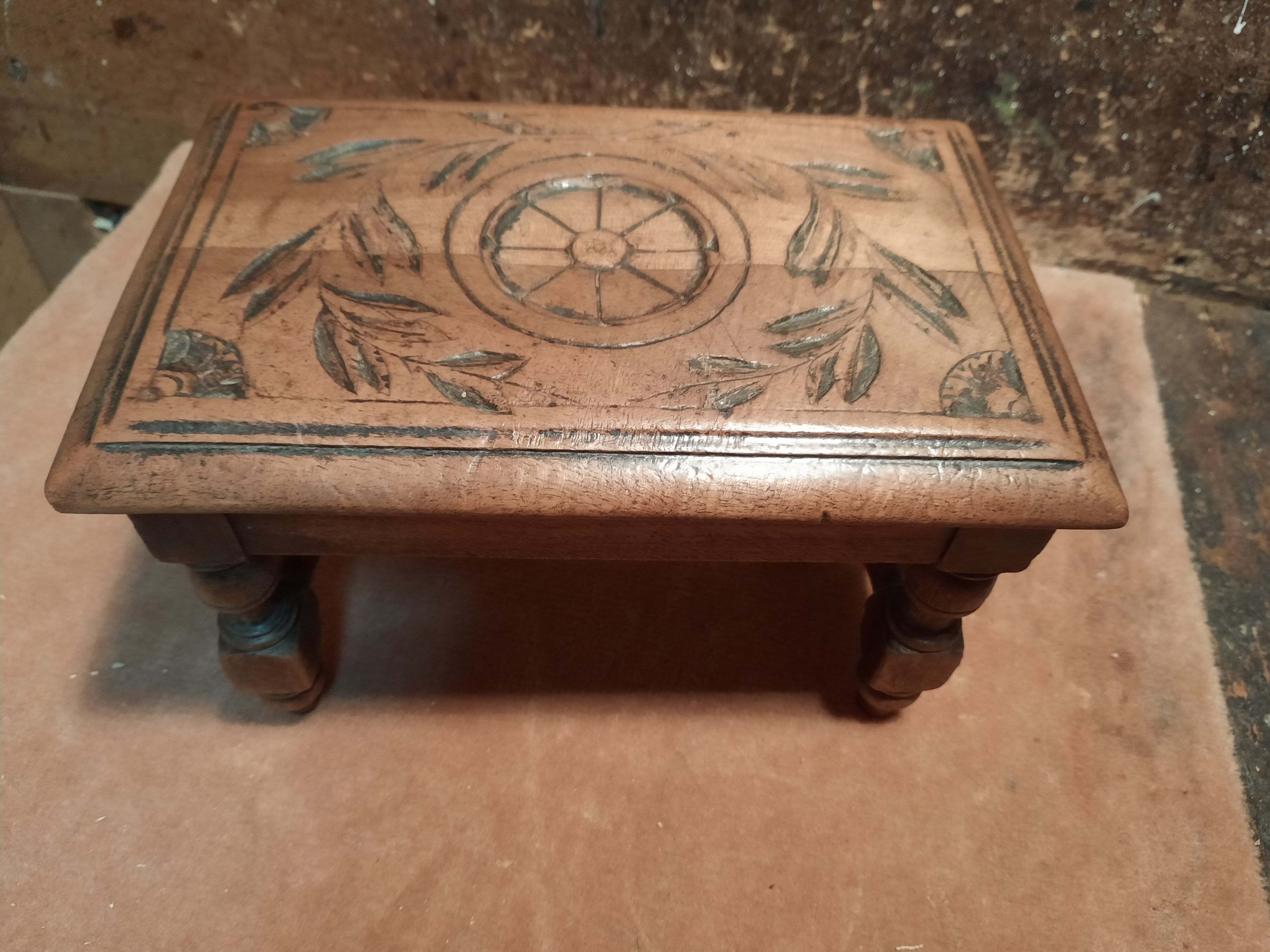 Ancient wooden stool