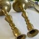 Pair of brass candlesticks