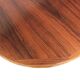 Scandinavian dining table in rosewood, Sweden, 1970.