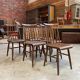 Suite de 6 chaises de bistrot vintage