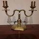 Pair of brass candlesticks