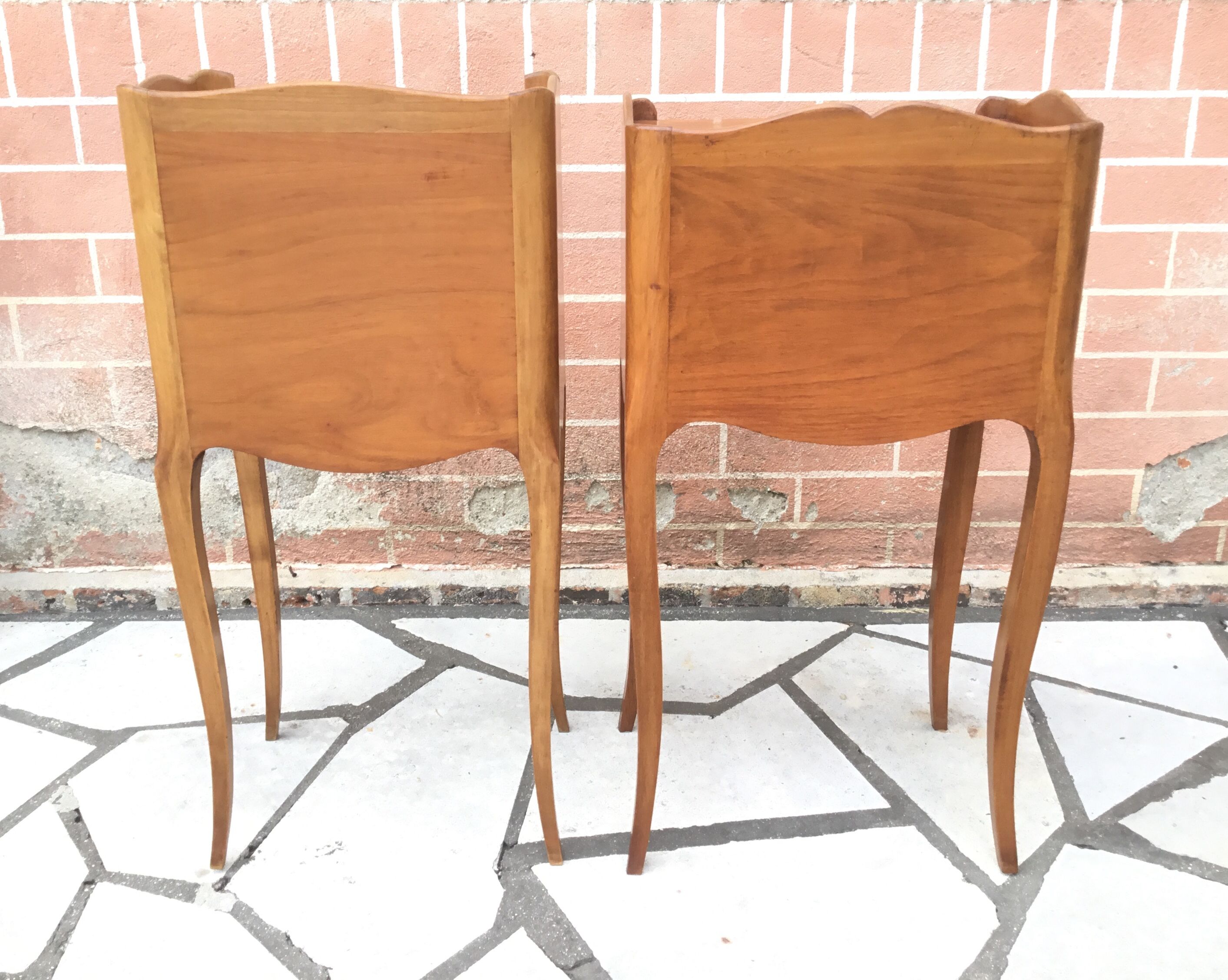 Louis XV style bedside pair