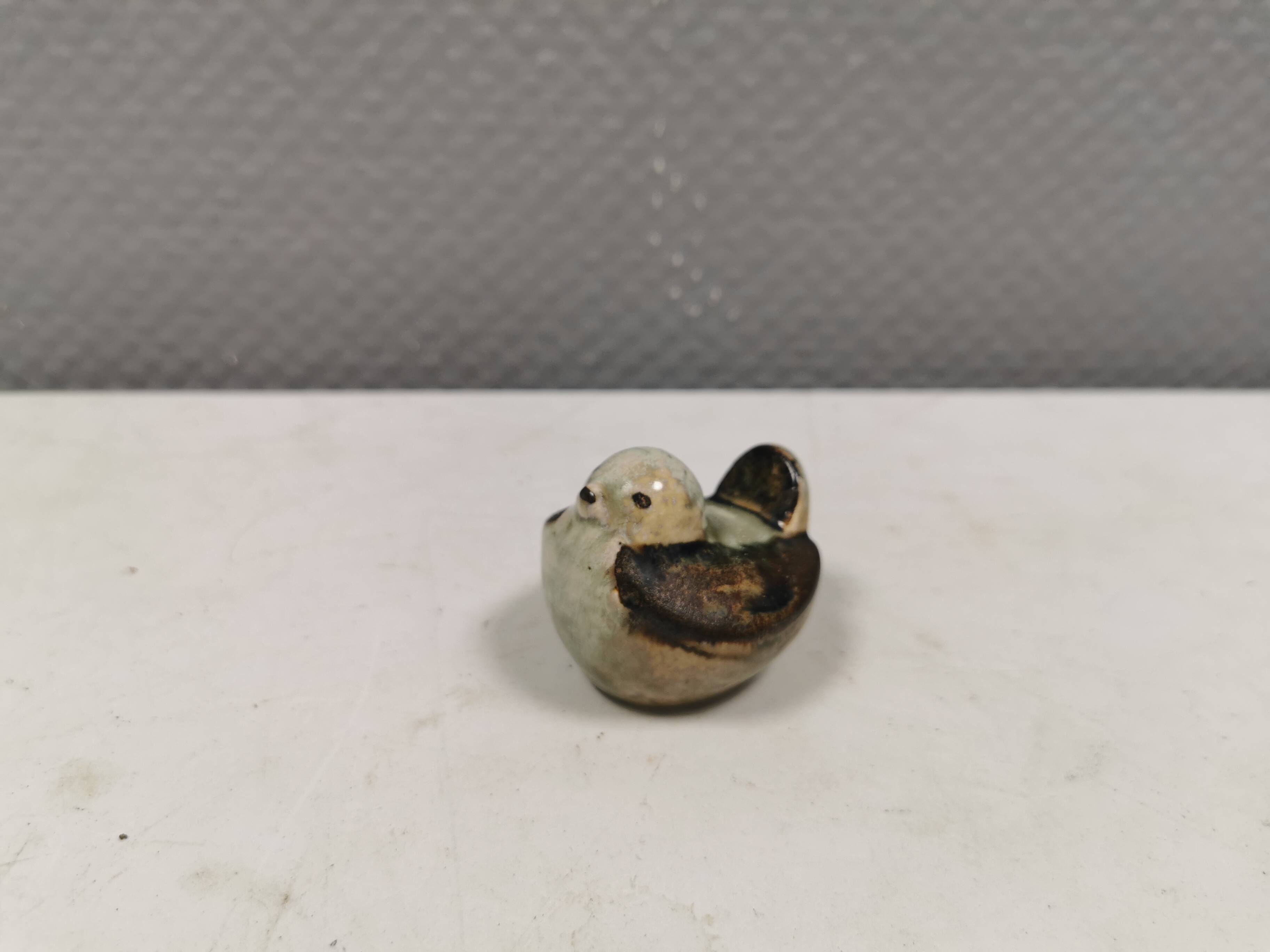 Stoneware bird designed by Joseph Simon for Søholm Denmark 1960-70s.