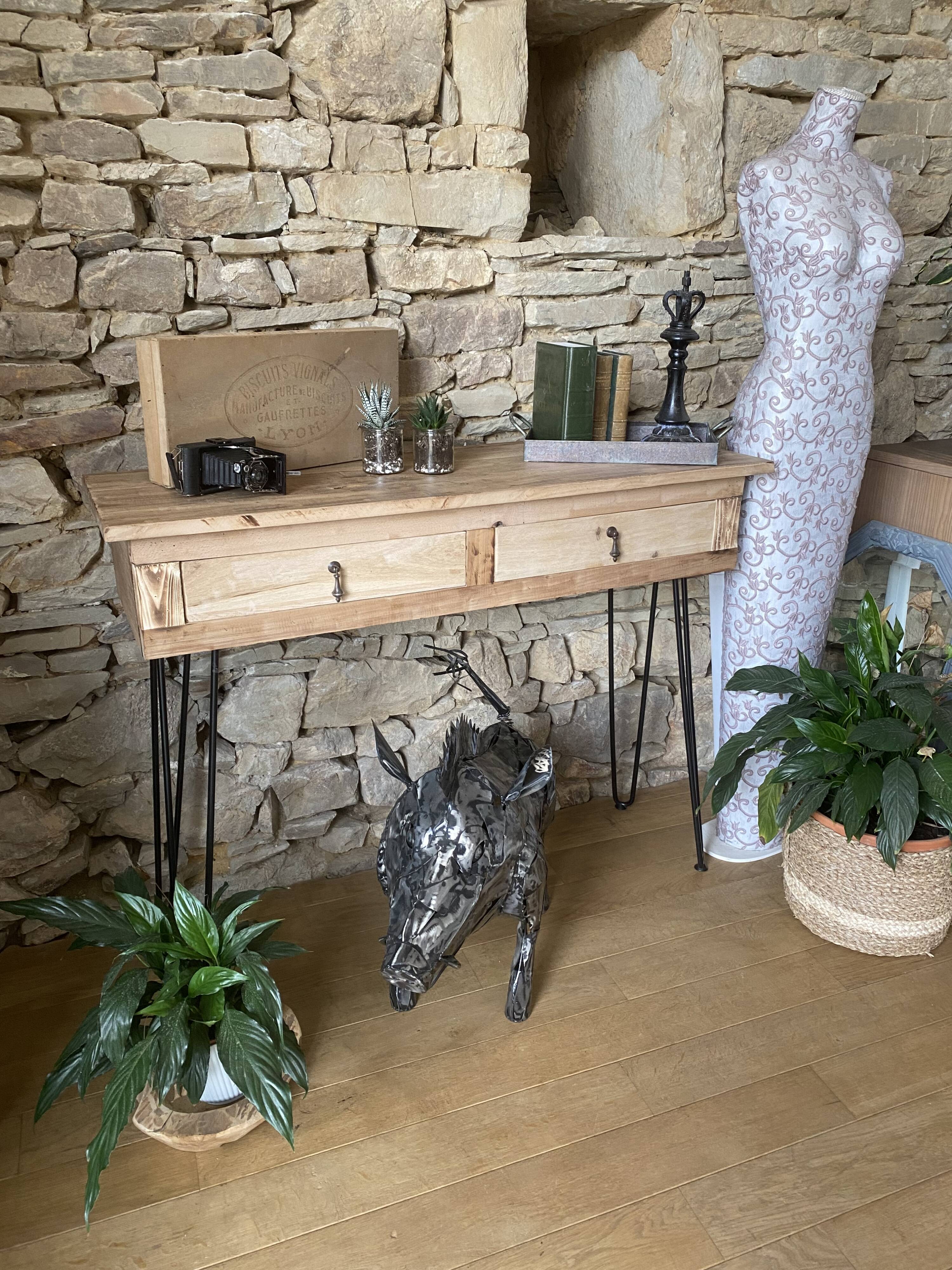 Console vintage entrance furniture