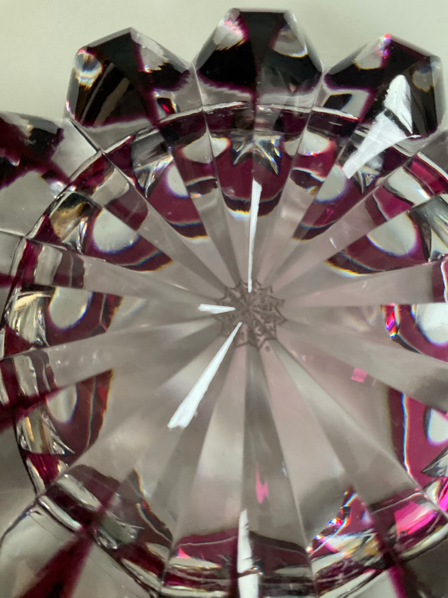 Crystal vide poche from Saint Louis from the 1970s.