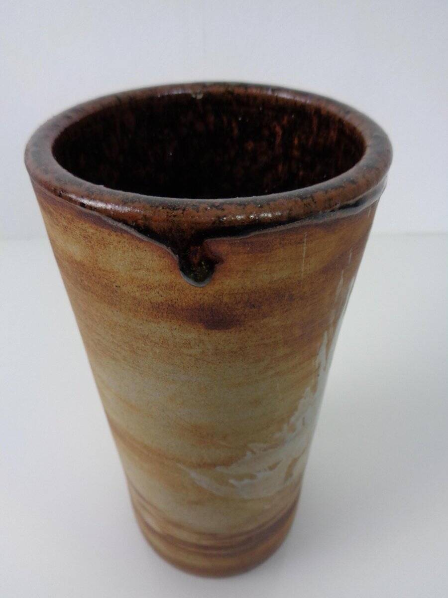 Danish stoneware vase by Conny Walther, 1960s
