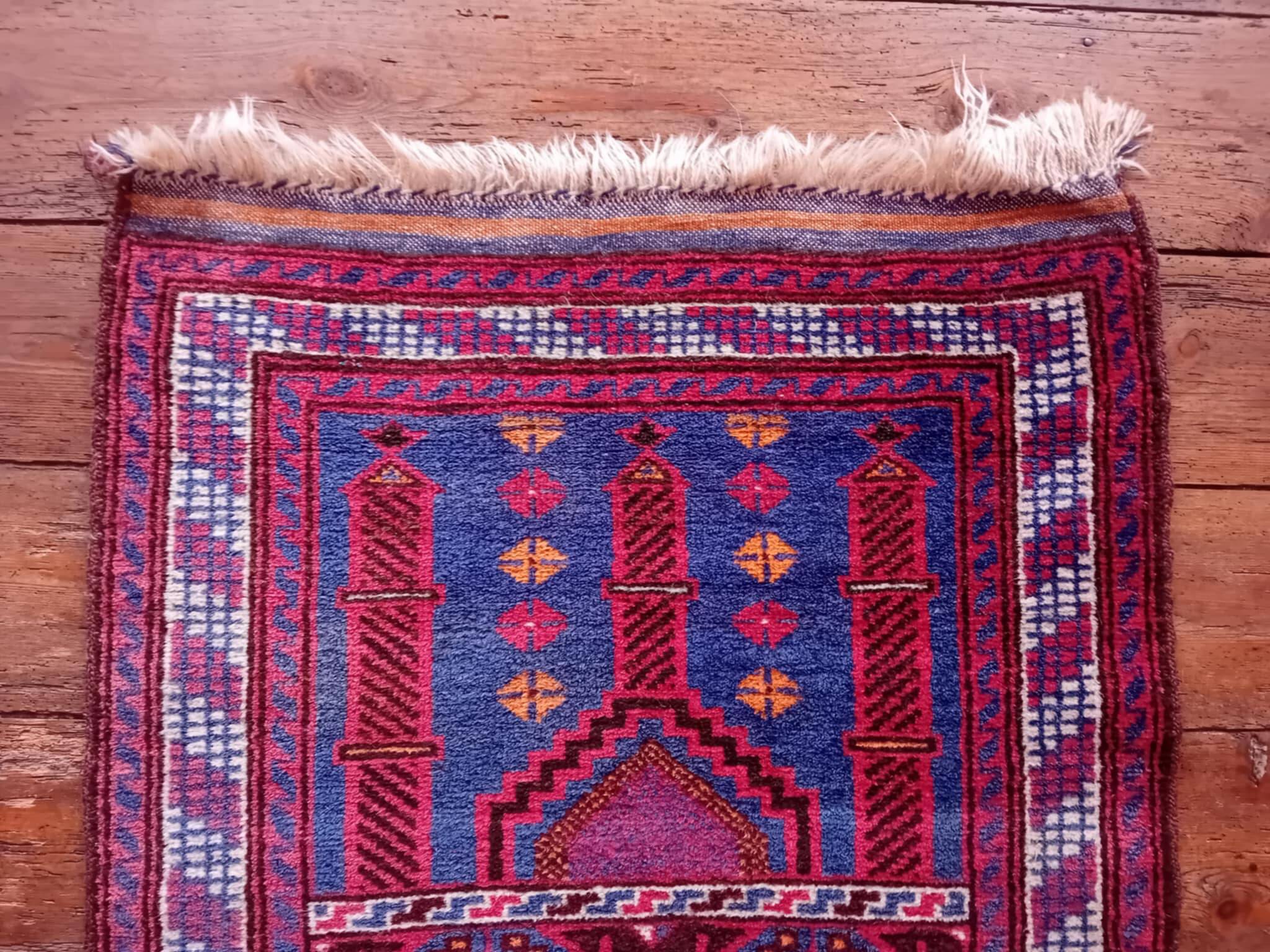 Handmade Afghan Beluch rug