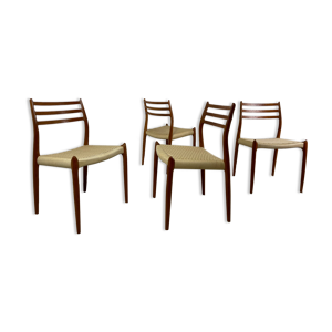 Lot de 4 chaises modèle