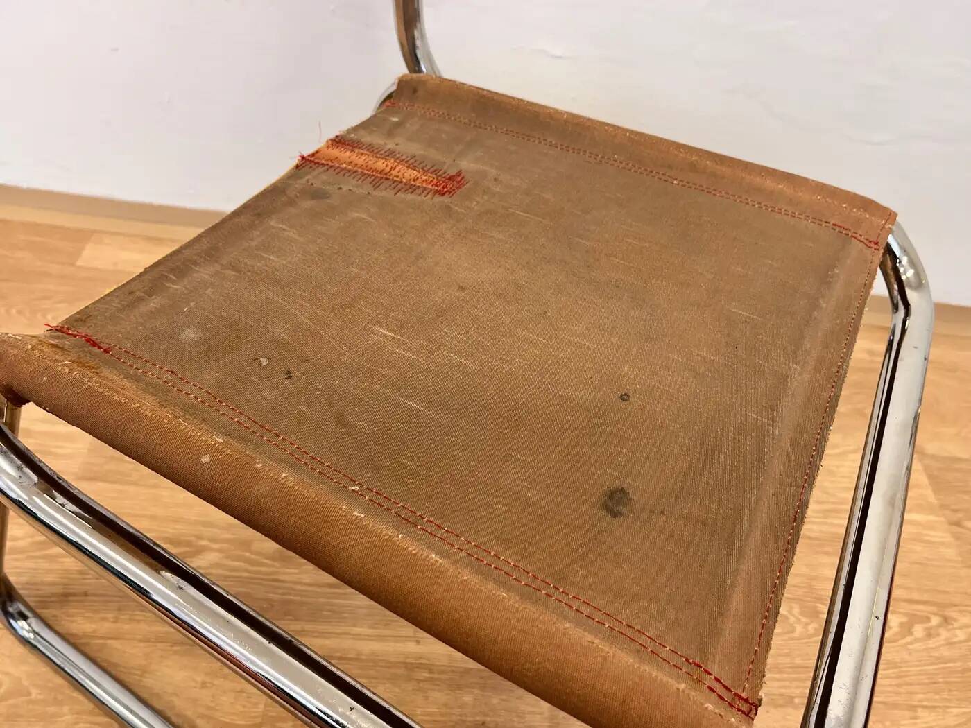 Karel Ort chrome Bauhaus chair by Hynek Gottwald - 1930 (Eisengarn)