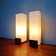 Pair of teak and white opaline wall lights, designed by Louis Kalff, 1960
