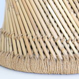 Rattan and rope, vintage, 1950