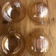 Huilor green cross cups stamped underneath. Very beautiful iridescent color as new