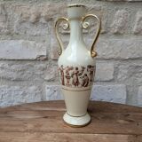 Vase ancien en forme d'amphore, décor antique