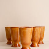 lot of 6 Mazagran terracotta