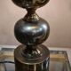 Lampe de style barbier, laiton et bronze  1960/75