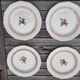 4 assiettes plates Sarreguemines Armelle