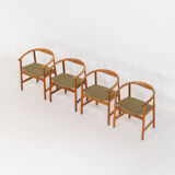 Ensemble de 4 chaises "PP203" par Hans J. Wegner pour PP Møbler