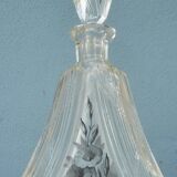 Art Deco Bohemian Czech Karl Palda Cut Glass Barware Decanter