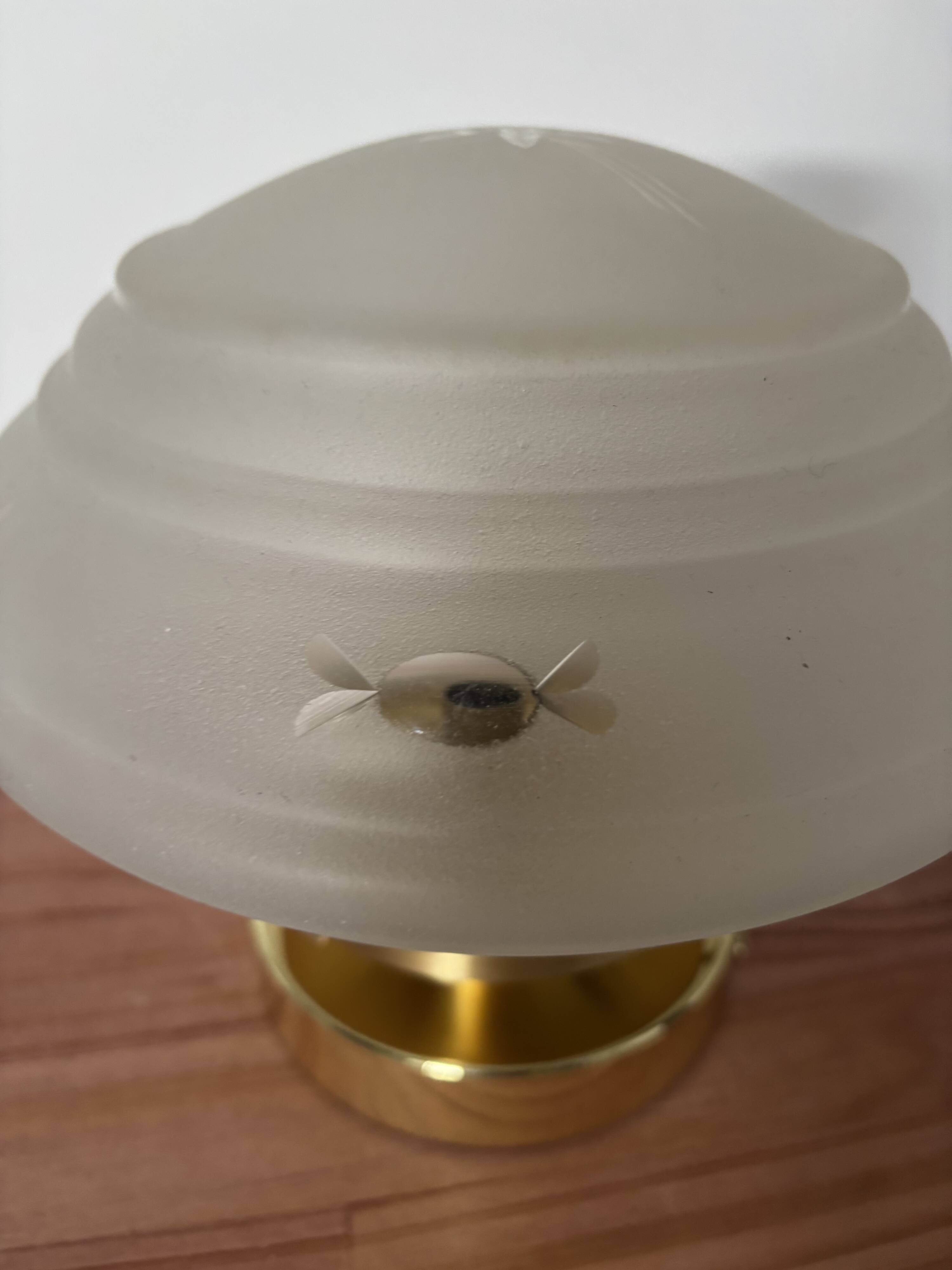 Vintage Art Deco Globe Ceiling Light