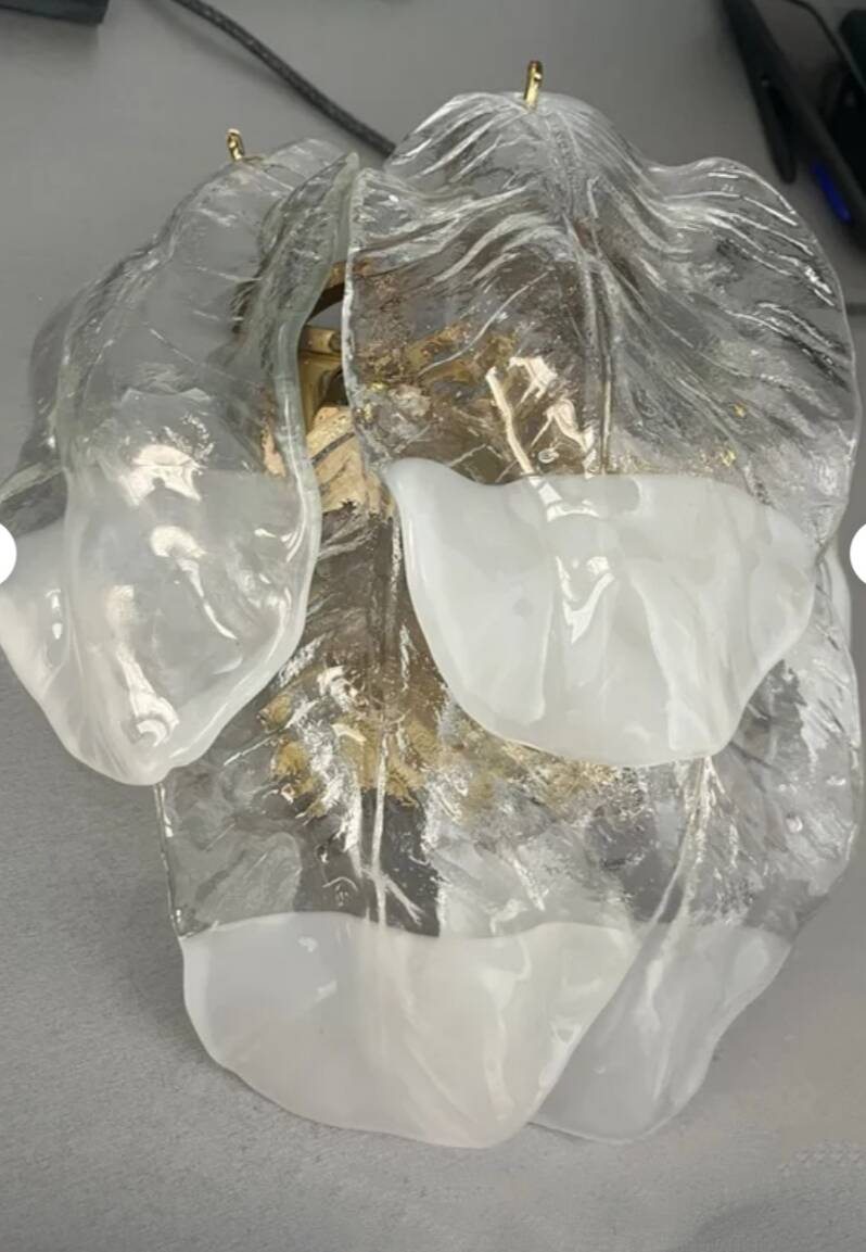 Mazzega wall light in Murano glass, Italy, 1970s.