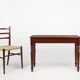 Table d'appoint anglaise élégante du milieu du XIXe siècle en bois massif