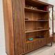 Wooden and Metal Bookcase