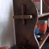 Hanging or laying wooden shelf