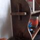 Hanging or laying wooden shelf
