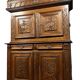 buffet cabinet Montbéliard a 4 volets style Renaissance en chêne