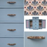 Asymmetrical Art Deco chest of drawers 1939
