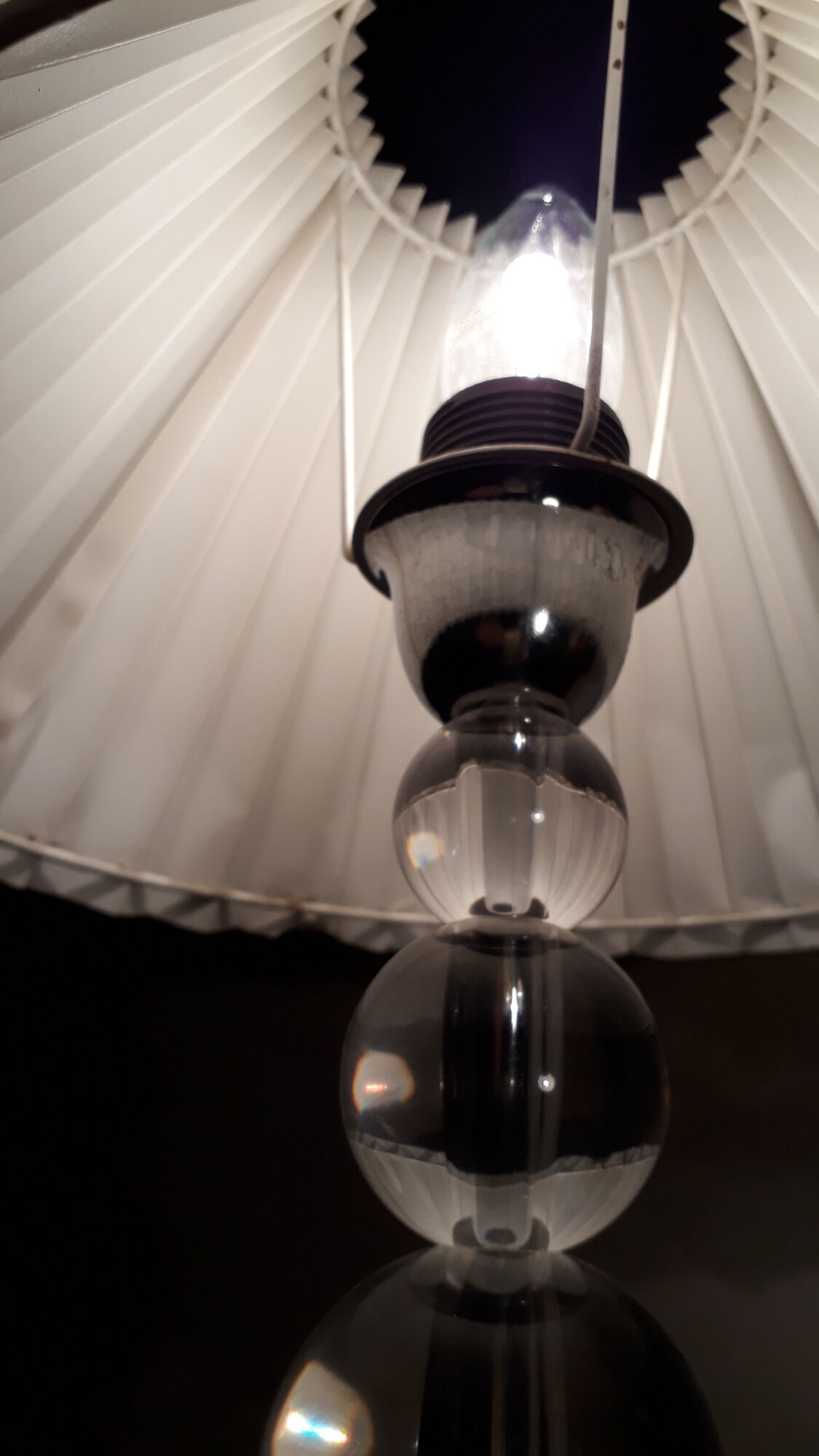 Lamp in plexi balls 1960s