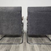 Bauhaus Chrome Armchairs S411 by Willem Hendrik Gispen for Mücke Melder