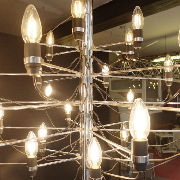 Chandelier Gino sarfatti By Arteluce Edition 297/30 - 1958