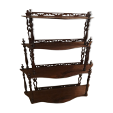Mahogany shelf, 19th