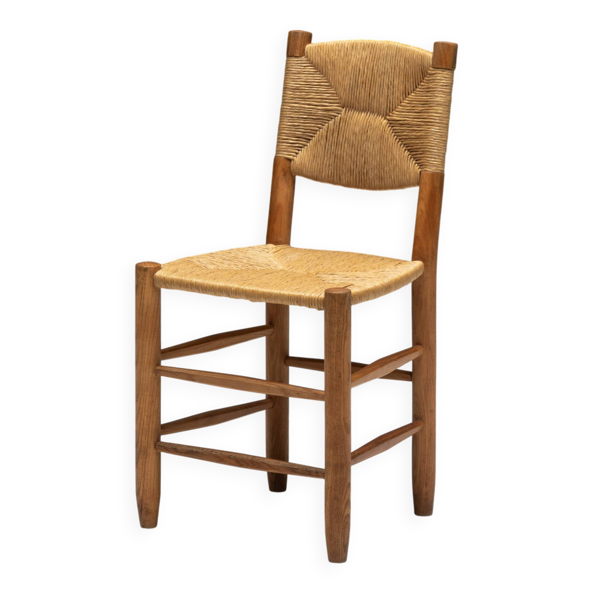 "Bauche" Dining Chairs by Charlotte Perriand for Steph Simon, France, 1950s