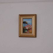 Original French oil on canvas – “Saint‑Paul‑de‑Vence” by Guinet C – vintage & framed – 28 × 23 cm