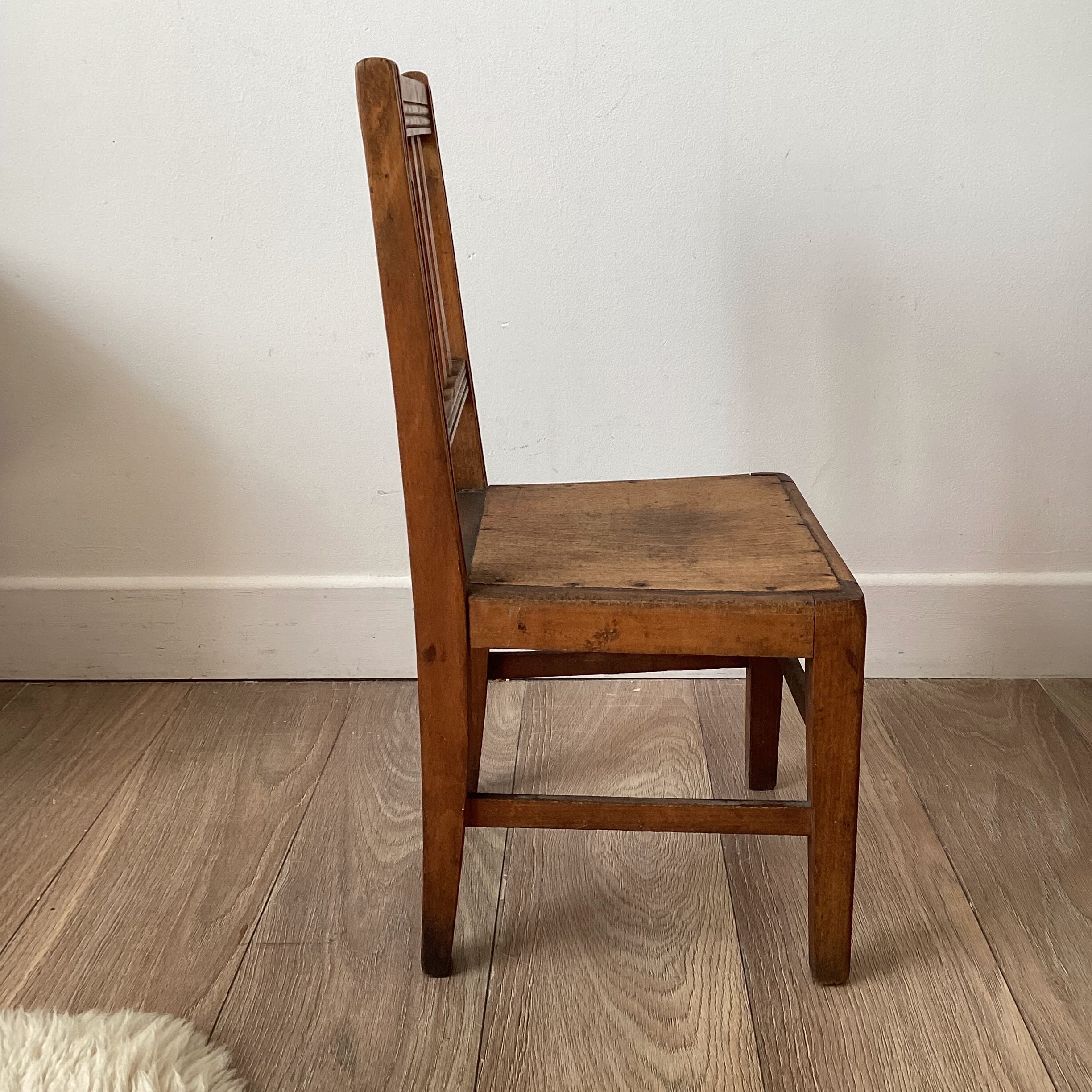 Wooden children's chair
