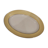 French vintage Orchies oval tray from Moulin des Loups