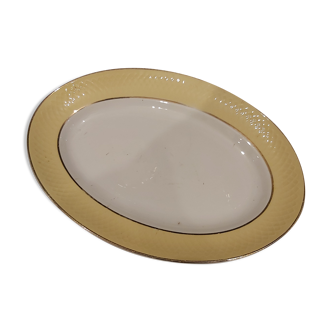 French vintage Orchies oval tray from Moulin des Loups