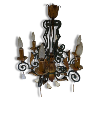 Ensemble luminaires fer