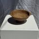 Small bowl on a pedestal made of woven Indonesian rattan D18 H9