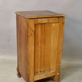 Art nouveau walnut bedside table
