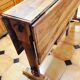 Table en noyer pliable fabrication artisanale