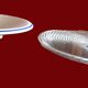 Set of 2 round serving dishes: Gien (Anthéor model) and Duralex.