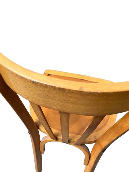 Set of six bistro chairs