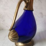Carafe verre et laiton